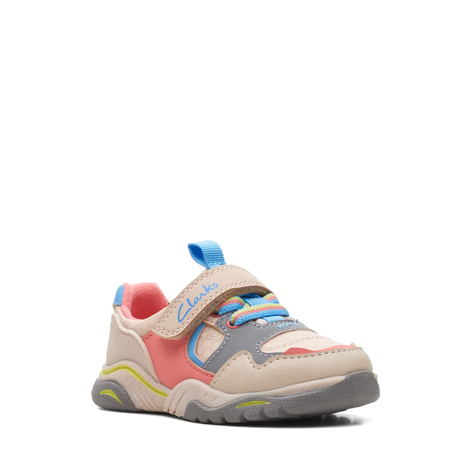 CLARKS GIRLS FEATHER JUMPT. (WIDE FIT)