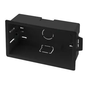 Click WA088PBK 2 Gang 35mm Dry Lining Box - Black