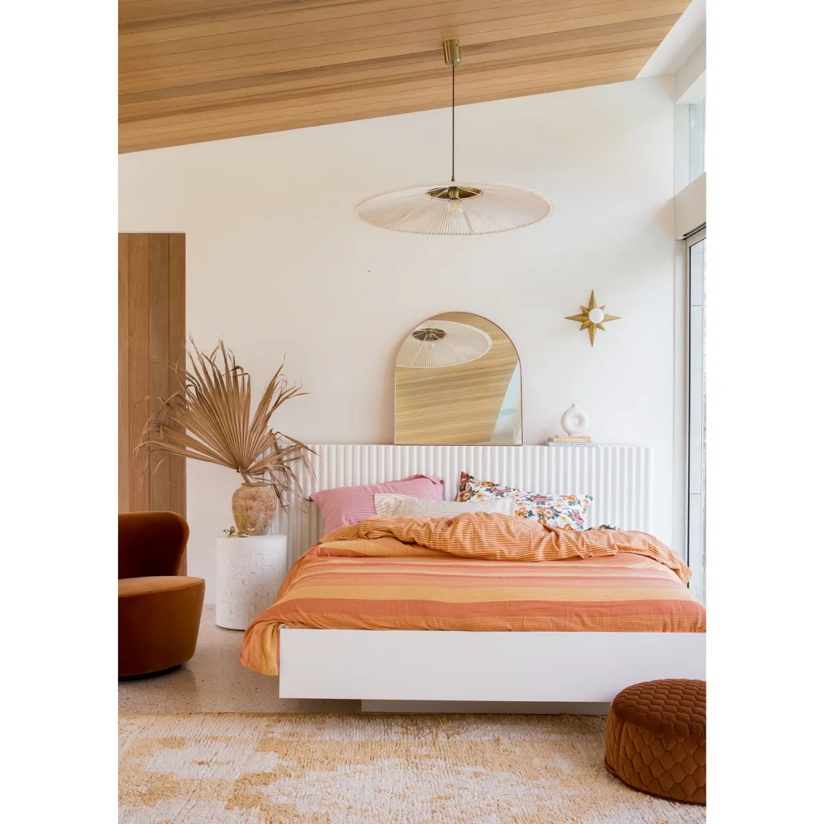 Cotton Duvet Cover - Marigold Mixed Gingham