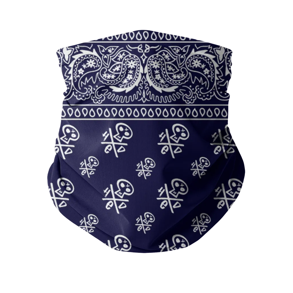 Crip Blue Cuz Bandana Sublimation Neck Gaiter