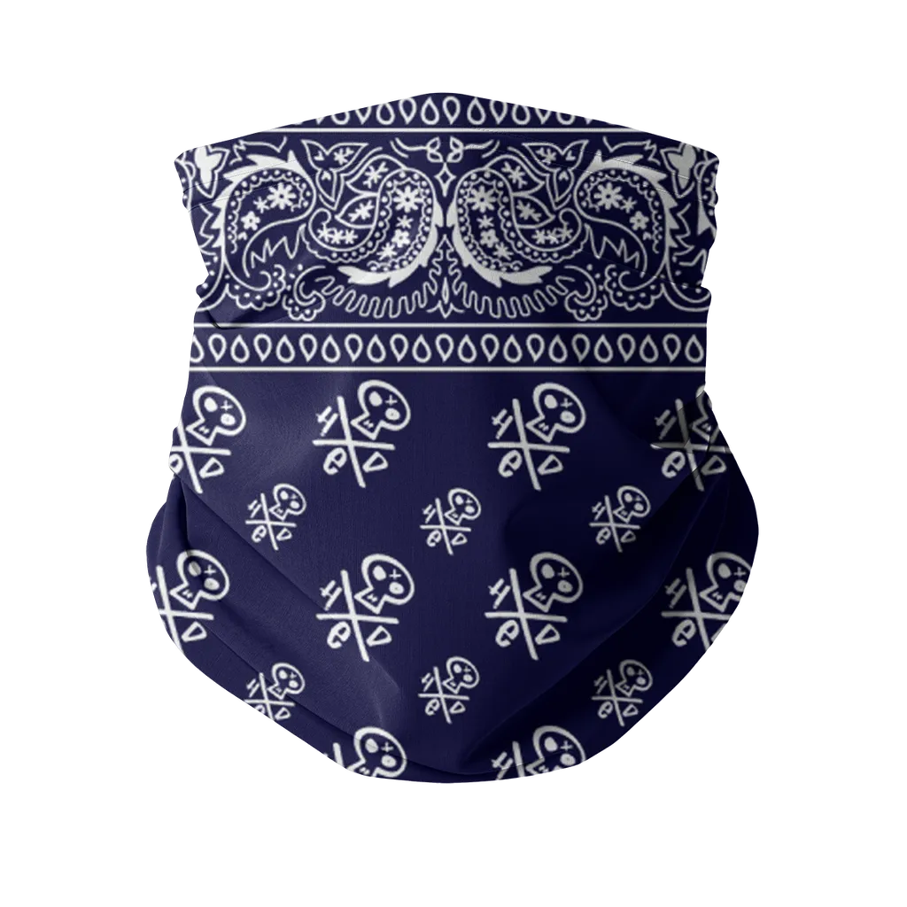 Crip Blue Cuz Bandana Sublimation Neck Gaiter
