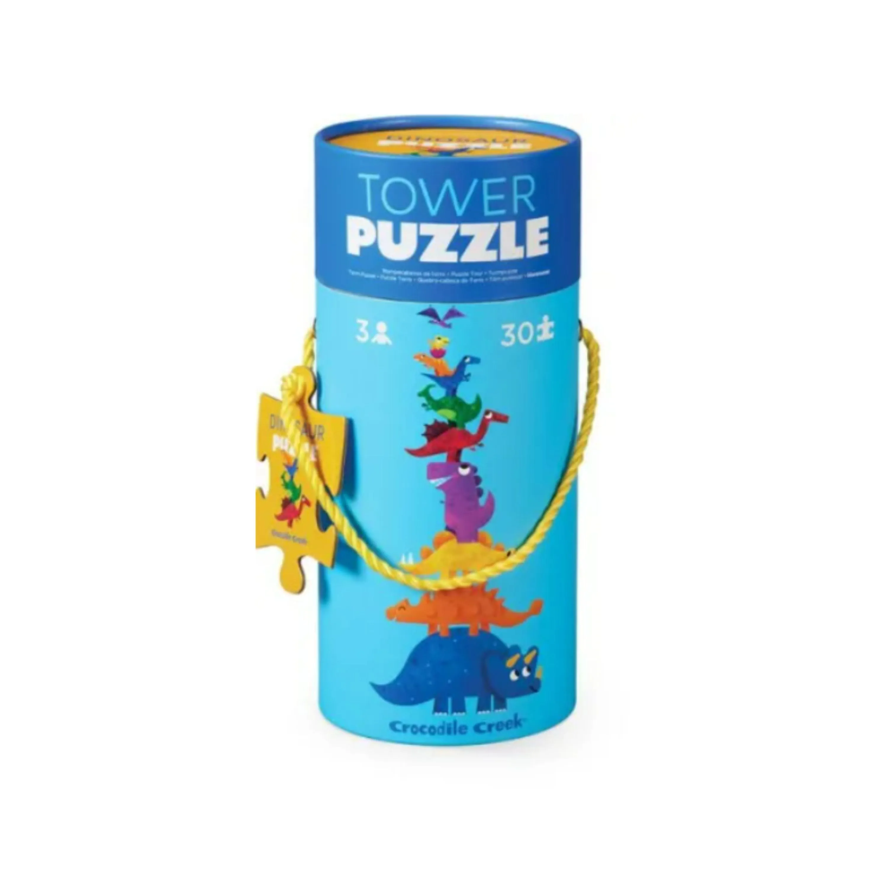 Crocodile Creek 30 Pc Tower Puzzle: Dinosaur