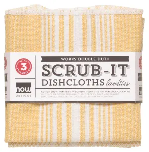 DANICA- Scrub-it Lemon Dishcloth Set of 3