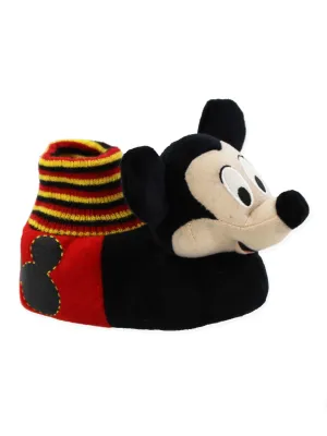 Disney Mickey Mouse Plush 3D Sock Top Slippers