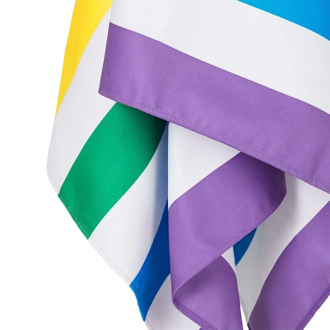 Dock & Bay Beach Towel Cabana Collection L | Quick Dry | Rainbow Skies