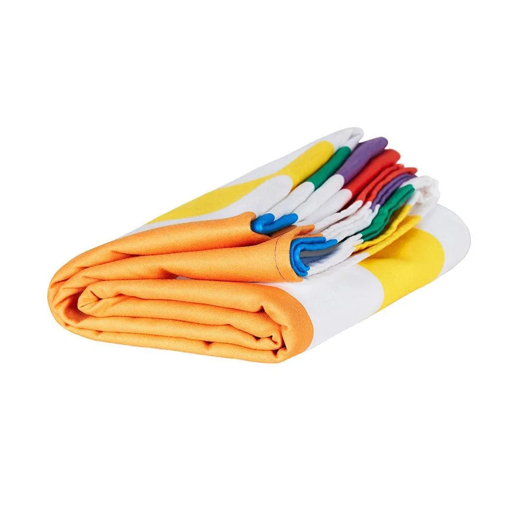 Dock & Bay Beach Towel Cabana Collection L | Quick Dry | Rainbow Skies
