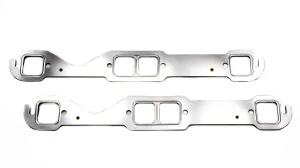 Engine & Accessories Header / Manifold Gasket - 1.450 x 1.480 in Rectangular Port - Multi-Layer Steel - Small Block Chevy - Pair