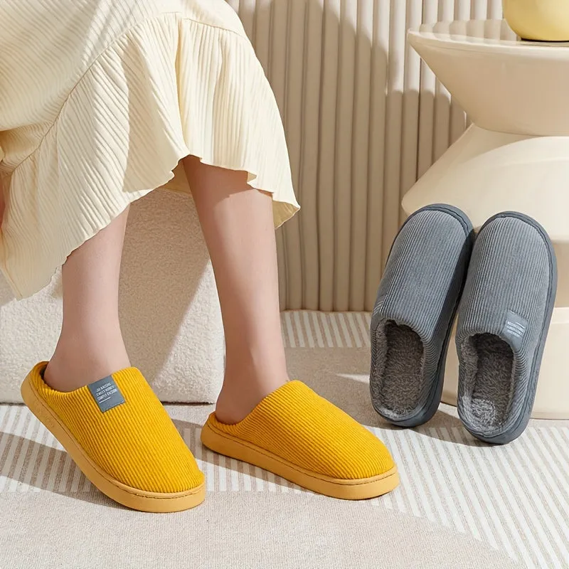 EOIN | COSY CORDUROY HOUSE SLIPPERS