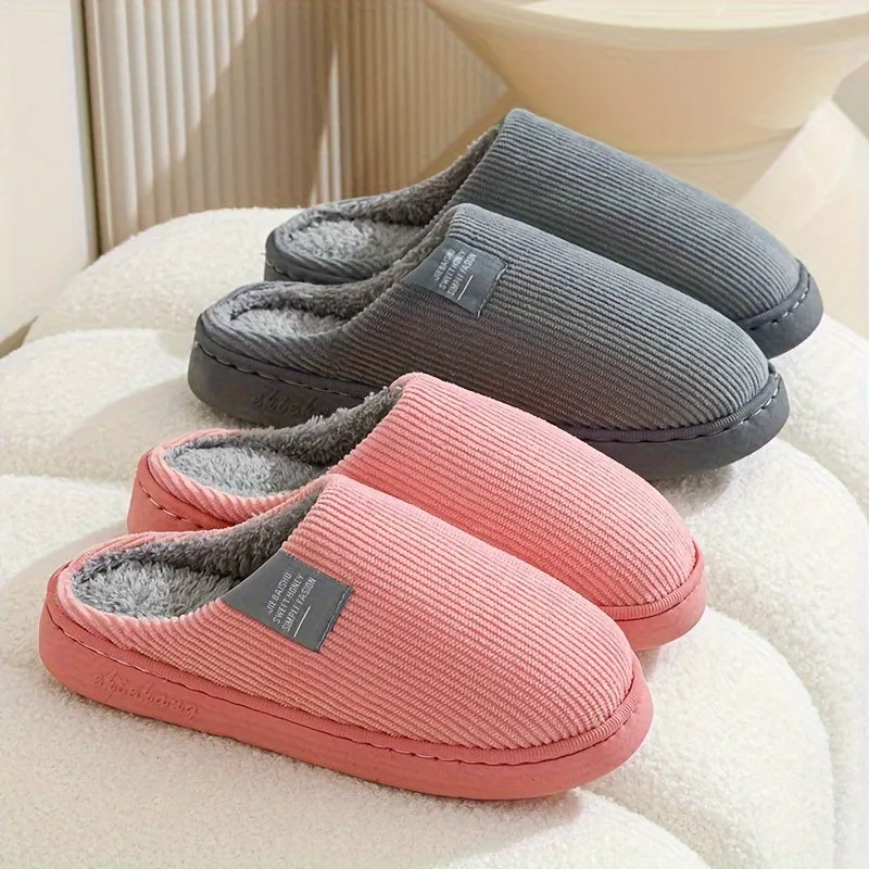 EOIN | COSY CORDUROY HOUSE SLIPPERS