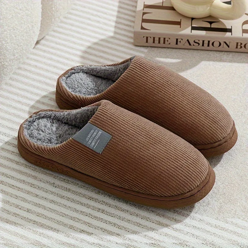 EOIN | COSY CORDUROY HOUSE SLIPPERS