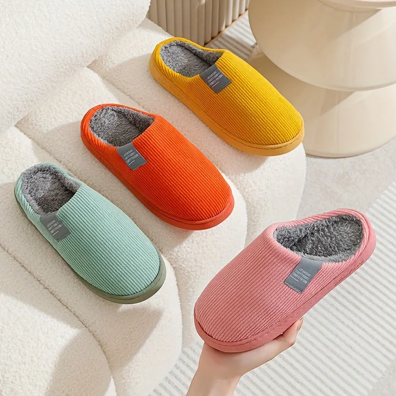 EOIN | COSY CORDUROY HOUSE SLIPPERS