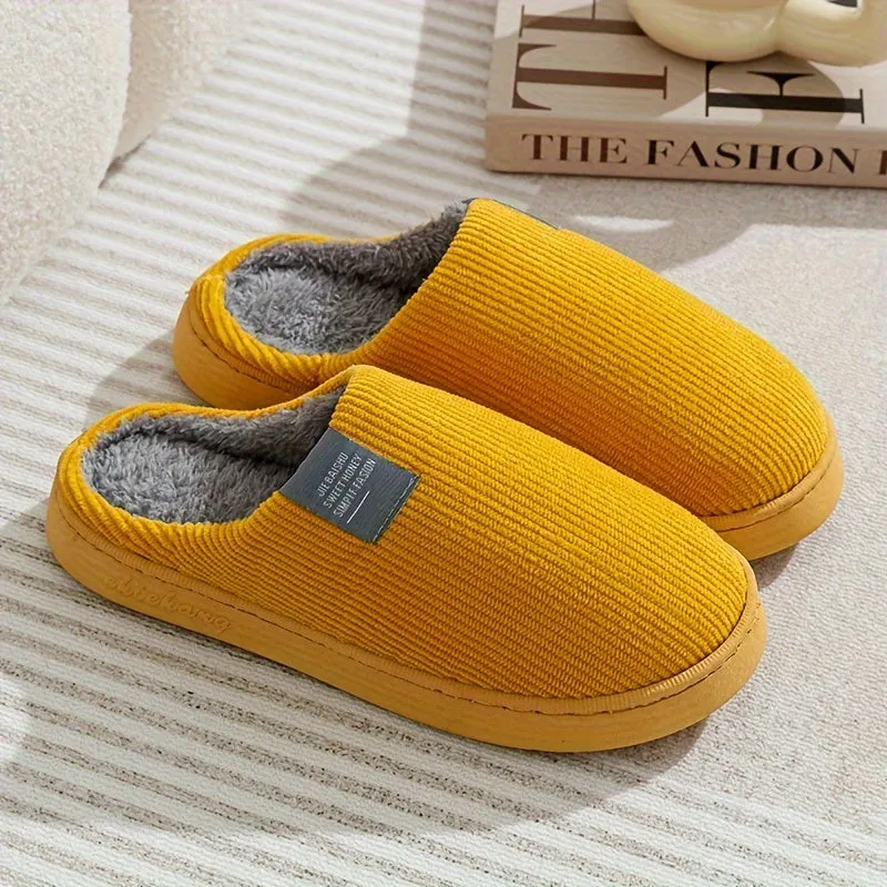EOIN | COSY CORDUROY HOUSE SLIPPERS