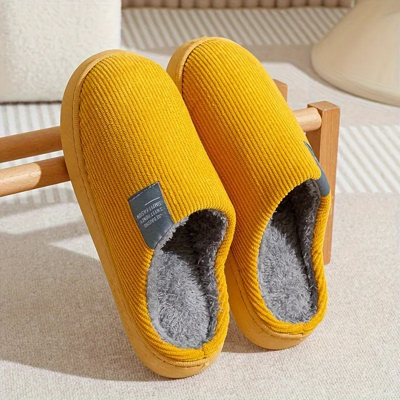 EOIN | COSY CORDUROY HOUSE SLIPPERS