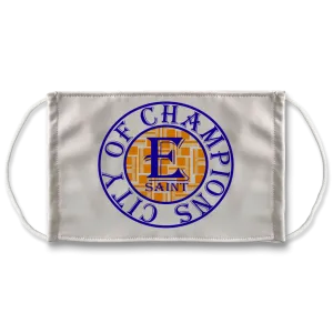 ES-Orange-Blue Sublimation Face Mask