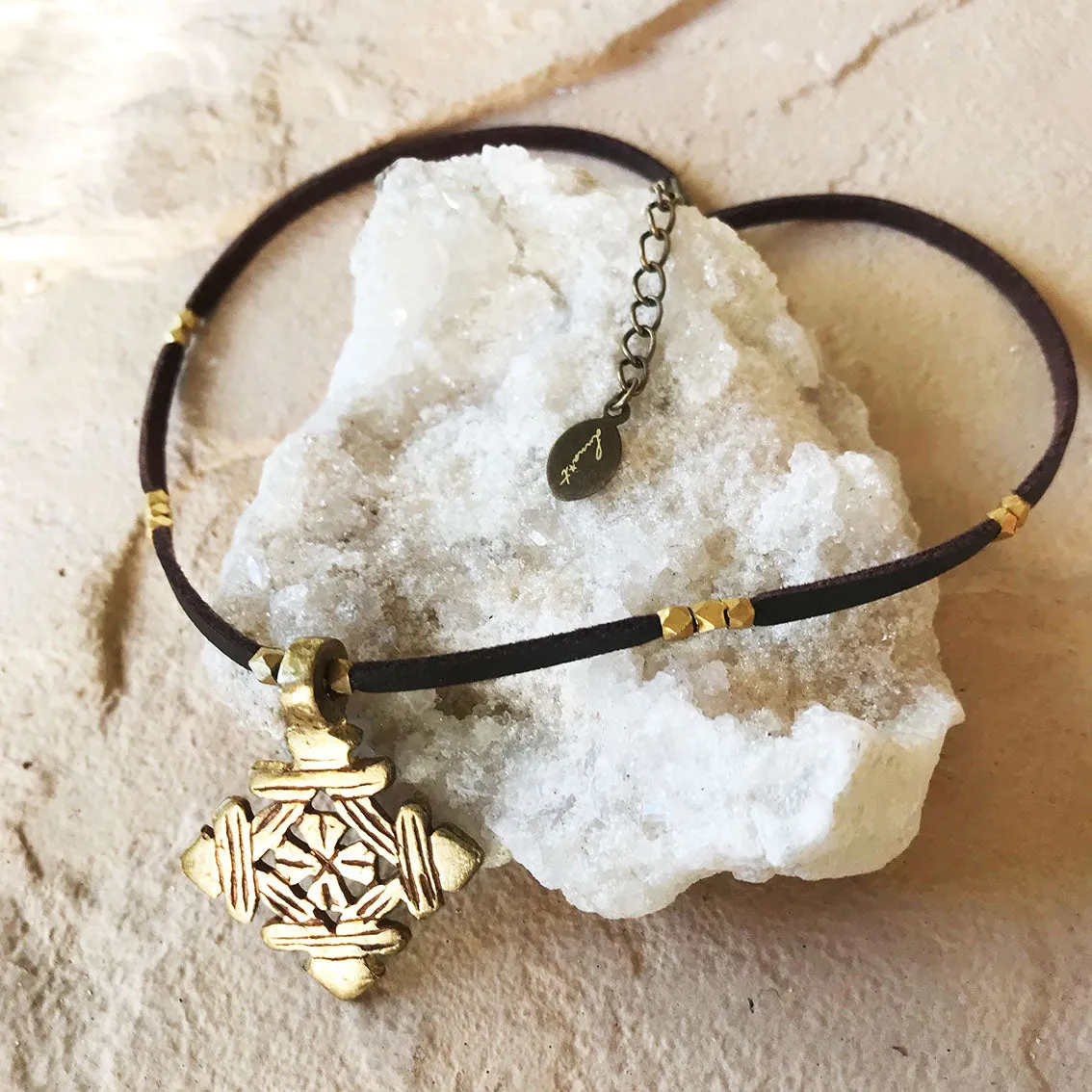 Ethiopian Coptic Cross Choker