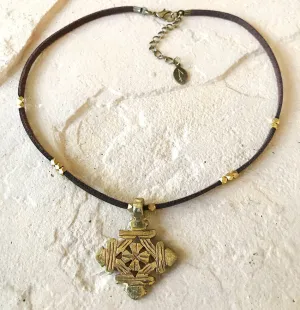 Ethiopian Coptic Cross Choker