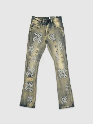 EVO-330068K-Kid's FWRD EMB Denim Jeans