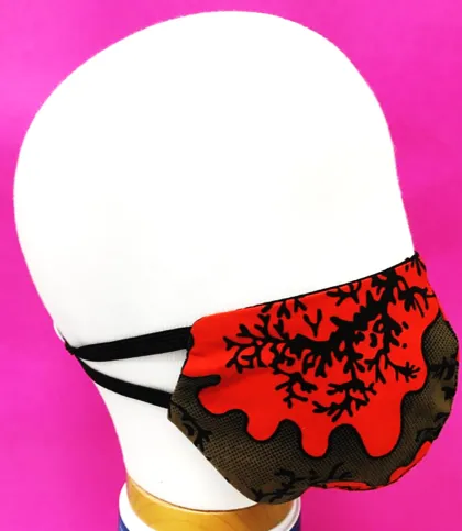 Face Mask - Splash of Veins