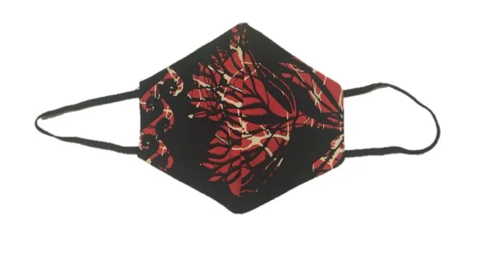 Face Mask - Strokes Red