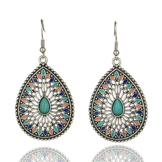 Fashion multi-layer round earrings