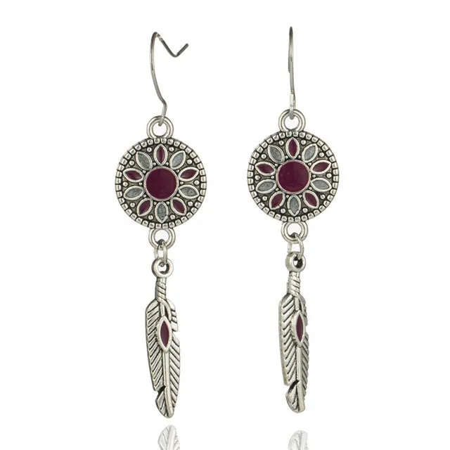 Fashion multi-layer round earrings