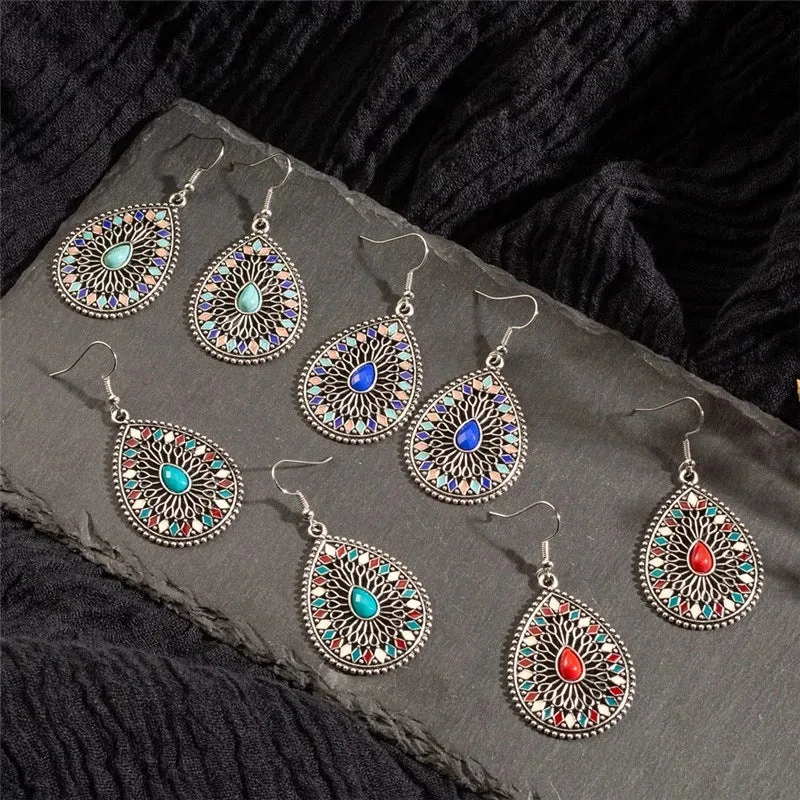 Fashion multi-layer round earrings
