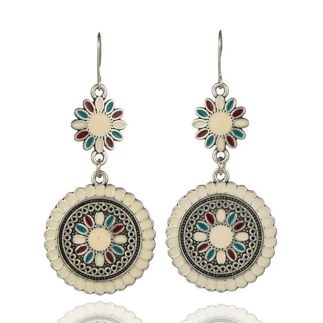 Fashion multi-layer round earrings