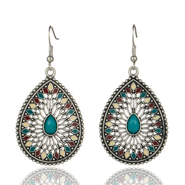 Fashion multi-layer round earrings