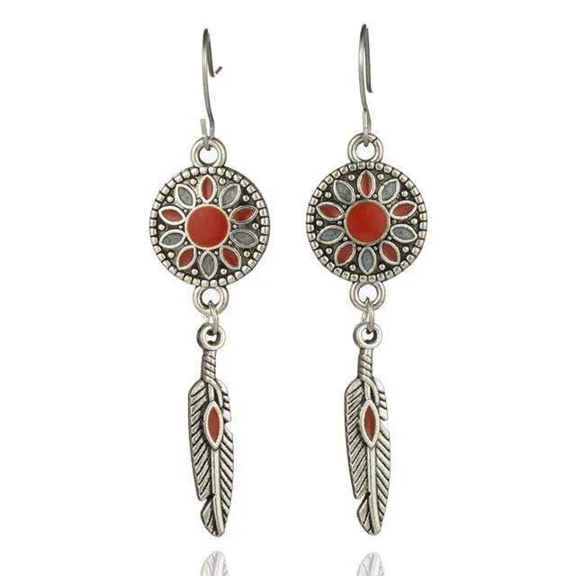 Fashion multi-layer round earrings