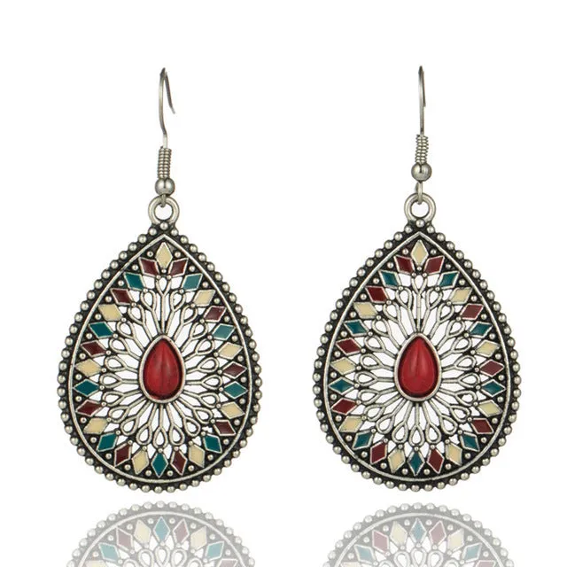 Fashion multi-layer round earrings