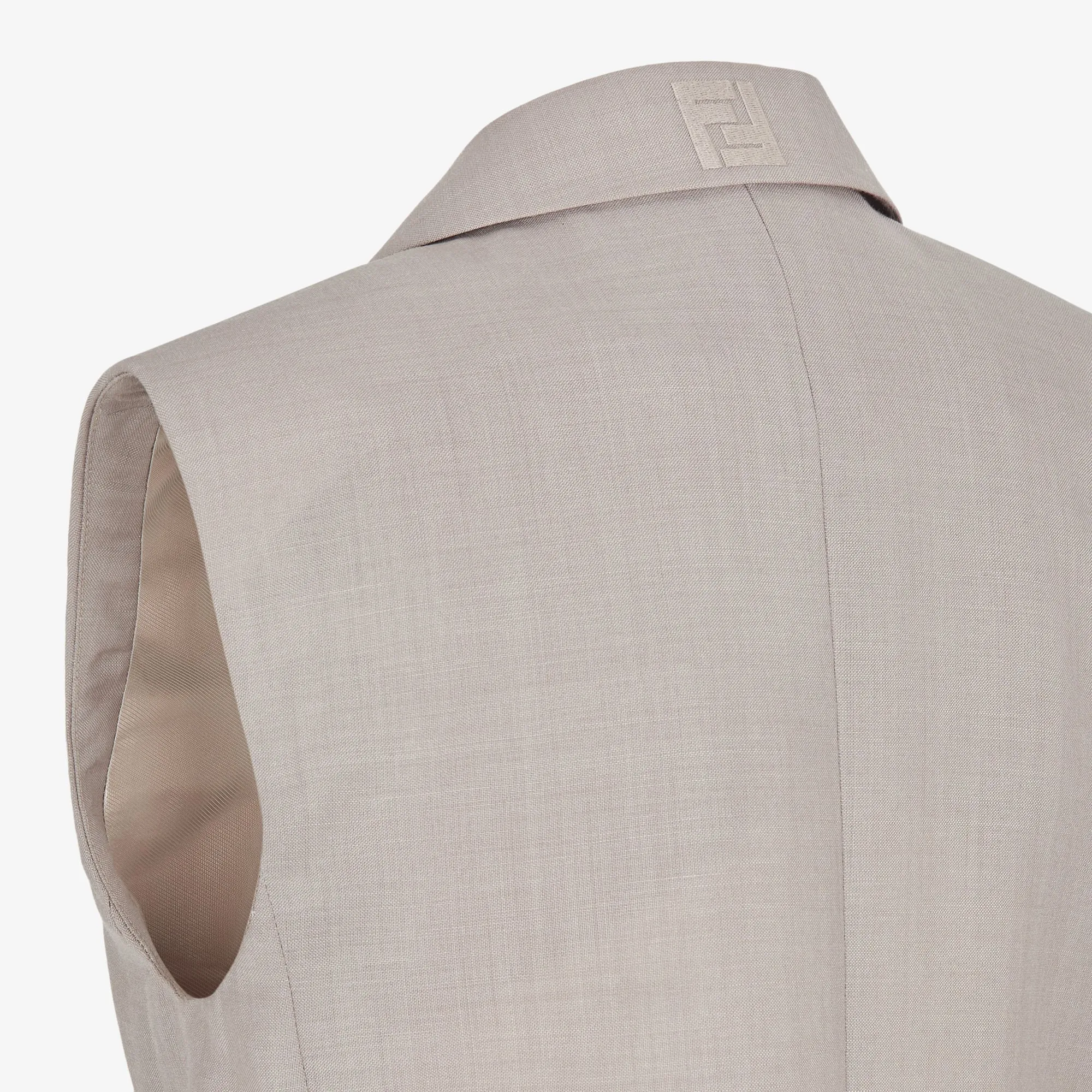 FENDI
Dove gray mohair vest