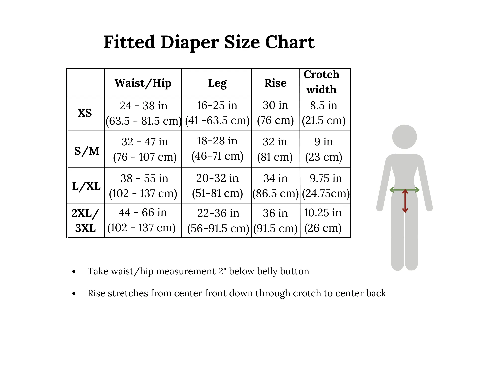 Fitted Adult Cloth Diaper PDF Sewing Pattern