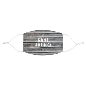 Gone Skiing - Fabric Ski Face Mask