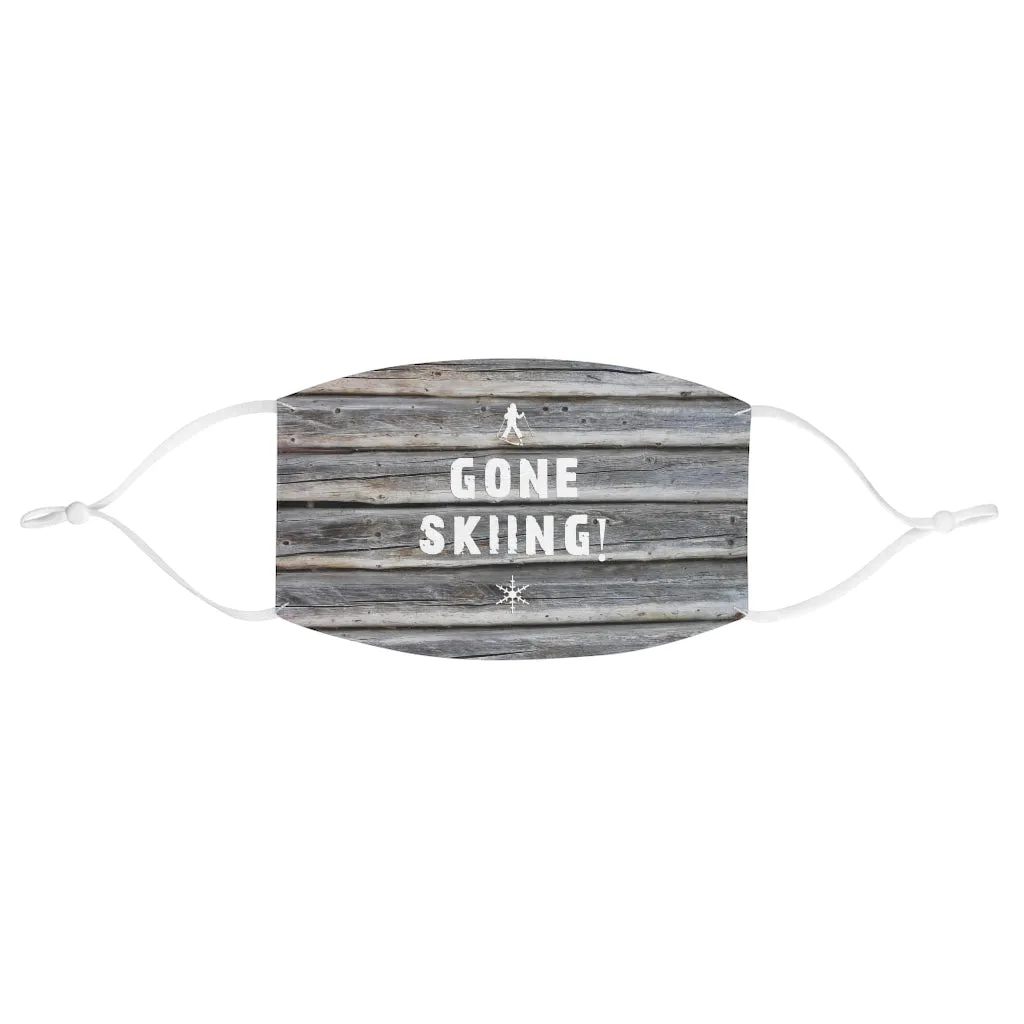 Gone Skiing - Fabric Ski Face Mask
