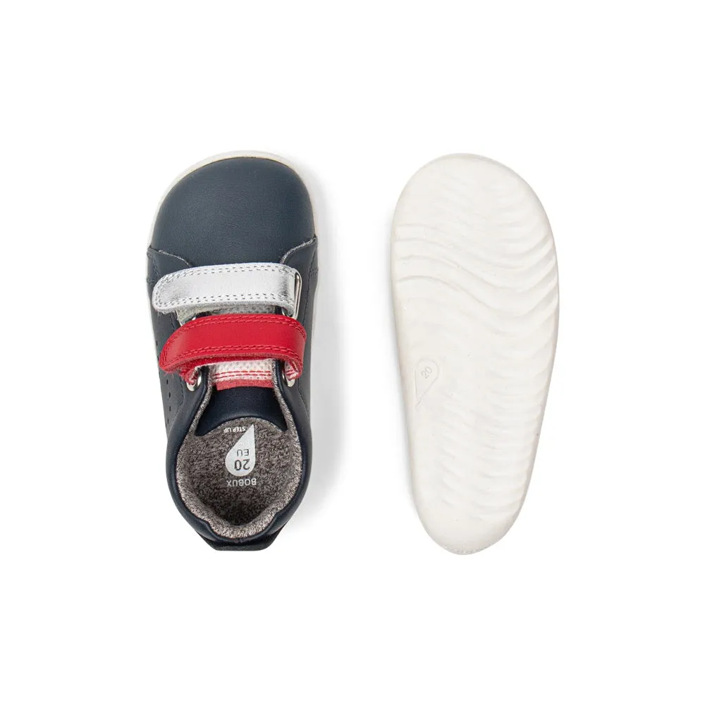 Grass Court Switch - Step Up - Navy (Red   Silver Metallic)