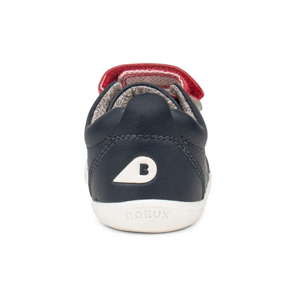 Grass Court Switch - Step Up - Navy (Red   Silver Metallic)