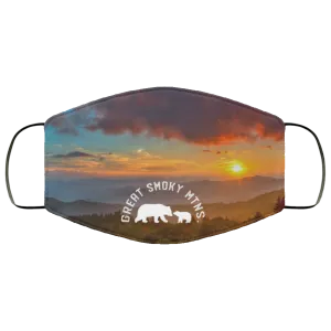 Great Smoky Mountains Bear Arch - Adult Face Mask