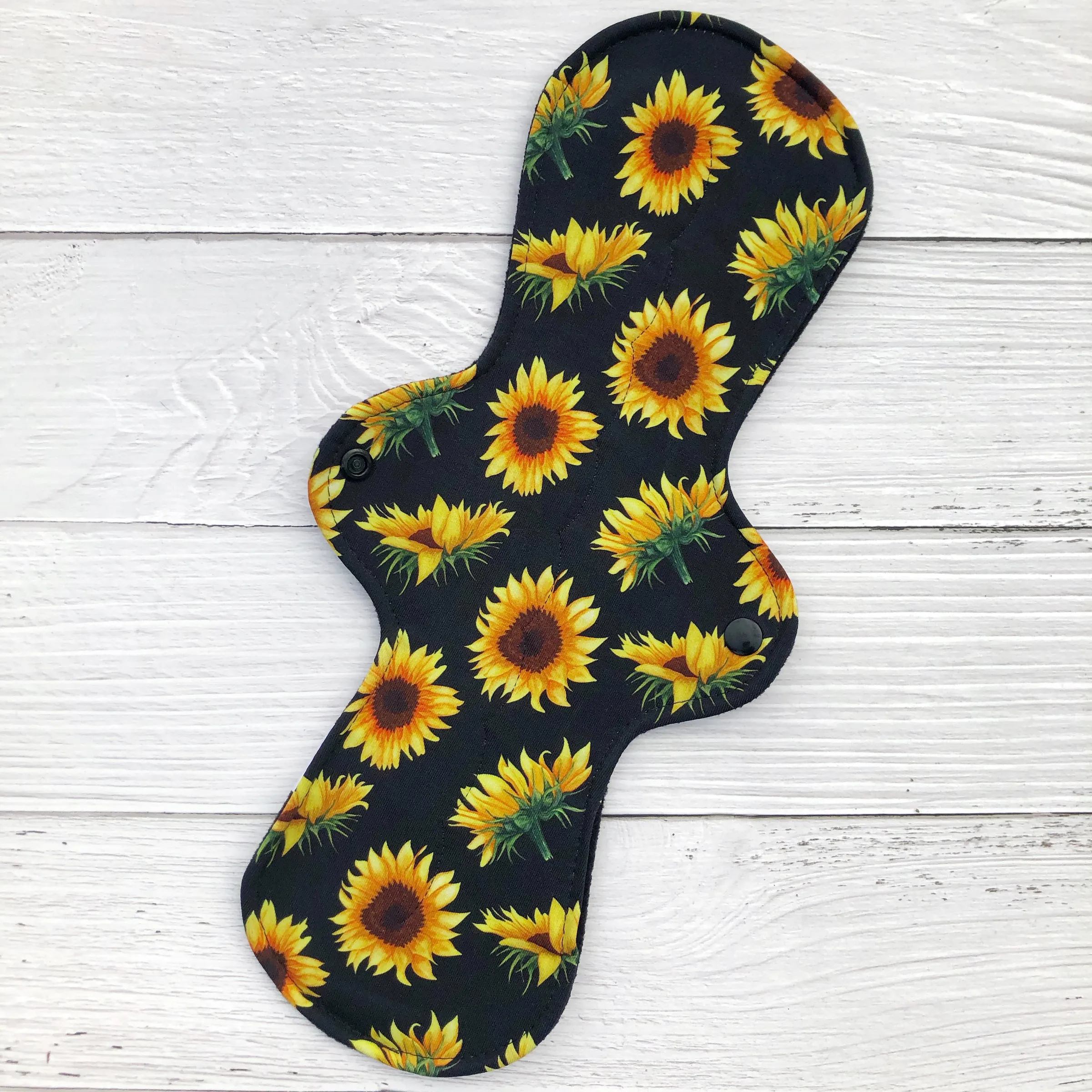 Heavy Absorbency Reusable Pads: Sunflower