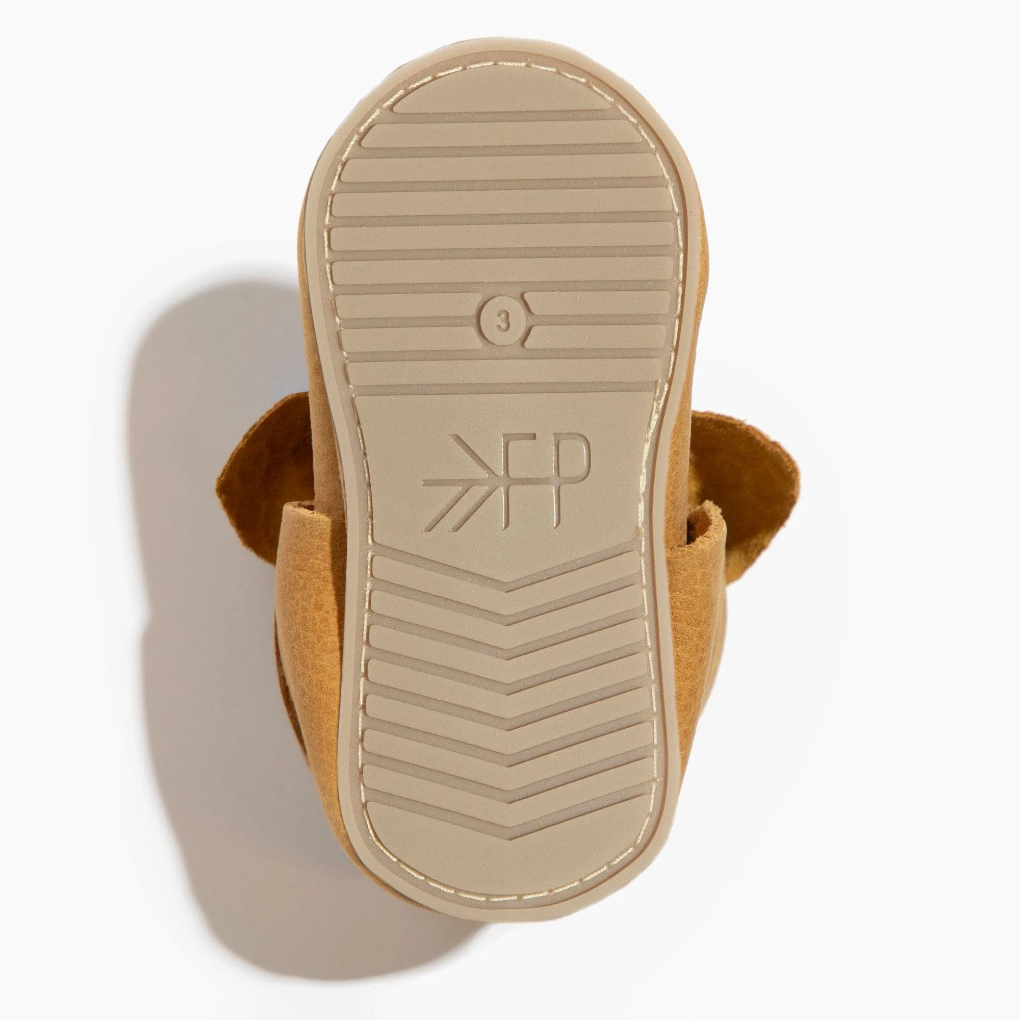 Honeycomb Knotted Bow Baby Shoe