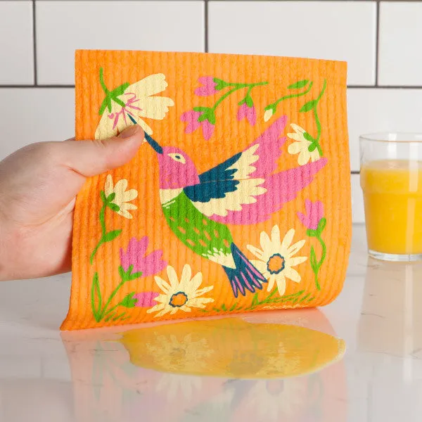 Hummingbird Swedish Dishcloth