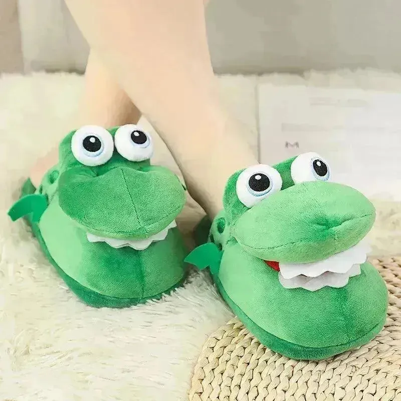 Indoor Croc Plush Slippers