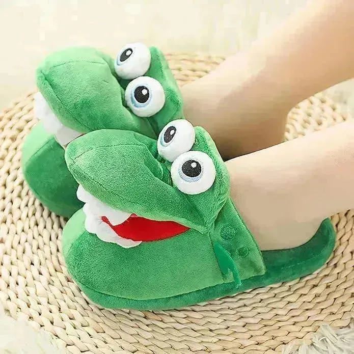 Indoor Croc Plush Slippers