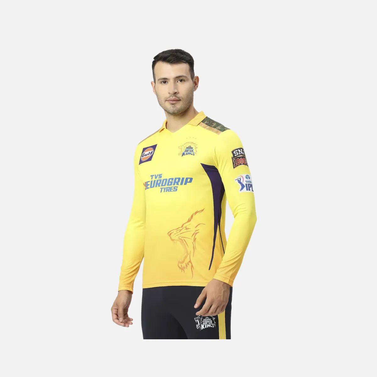 I.P.L CSK Match Jersey 2023 Full Sleeve -Yellow