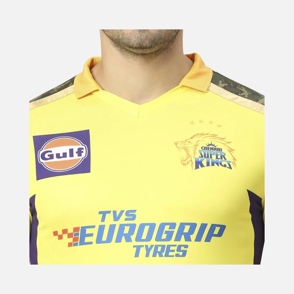 I.P.L CSK Match Jersey 2023 Full Sleeve -Yellow