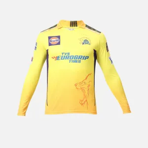 I.P.L CSK Match Jersey 2023 Full Sleeve -Yellow