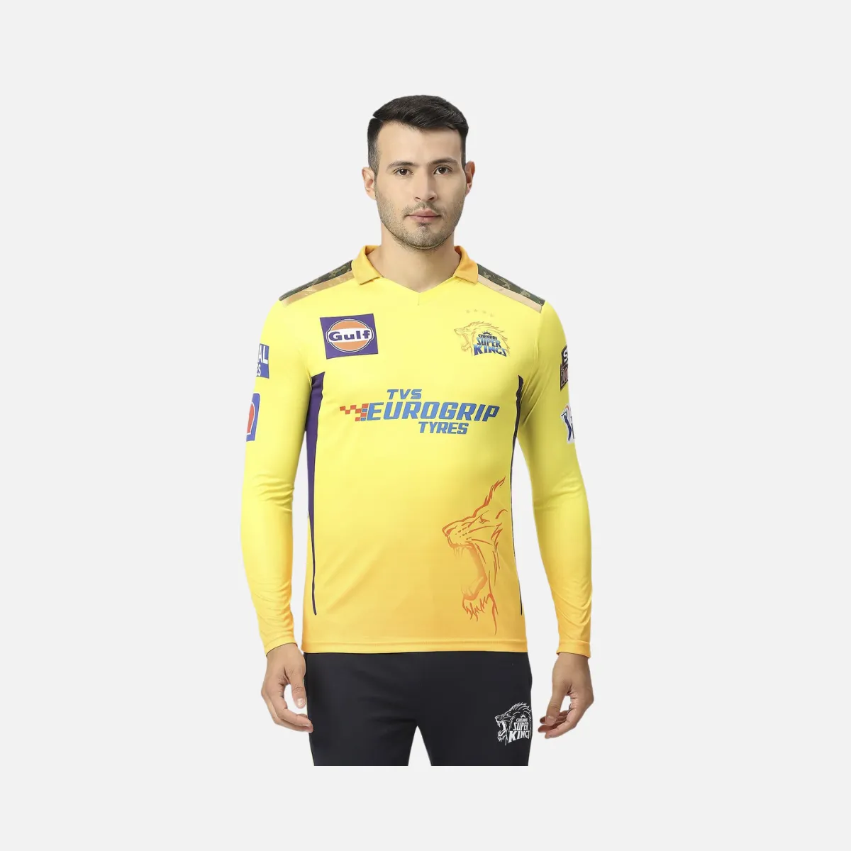 I.P.L CSK Match Jersey 2023 Full Sleeve -Yellow