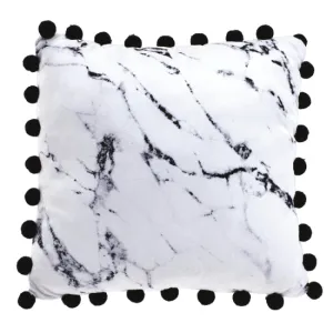 Iscream Marble Pom Pom Pillow