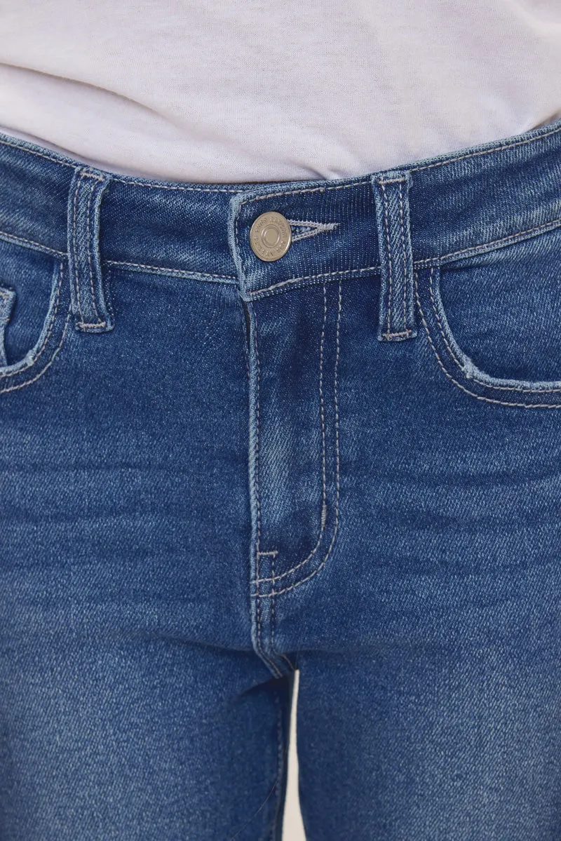 Junnie High Rise Ankle Skinny Kid Jeans