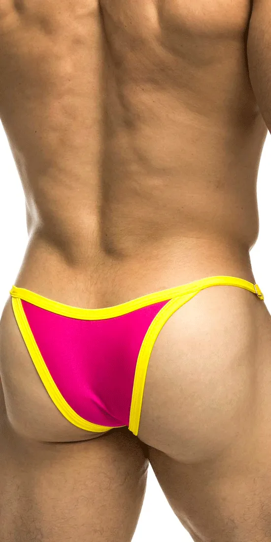 Justin Simon Xsj12 Bikini One Hot Pink