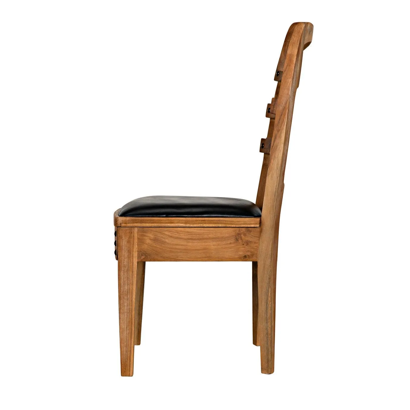 Laila Chair, Teak with Leather